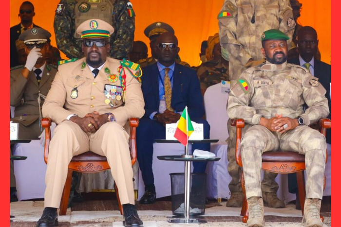 Assimi Goita et Mamadi Doumbouya