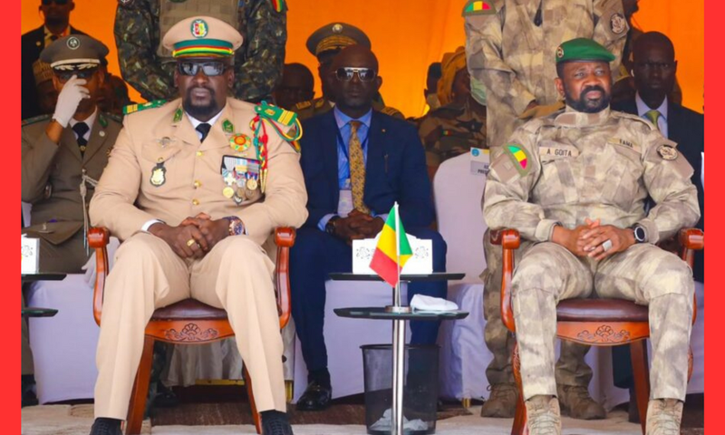 Assimi Goita et Mamadi Doumbouya
