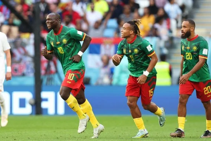 Vincent Aboubakar contre la Serbie, le 28 npvembre 2022