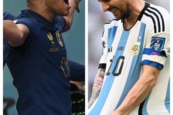 Kylian Mbappe et Lionel Messi