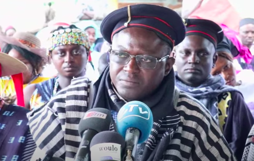 Gustave Sarr, habitant de la commune Mlomp-Kassa