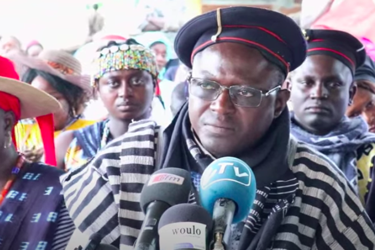 Gustave Sarr, habitant de la commune Mlomp-Kassa