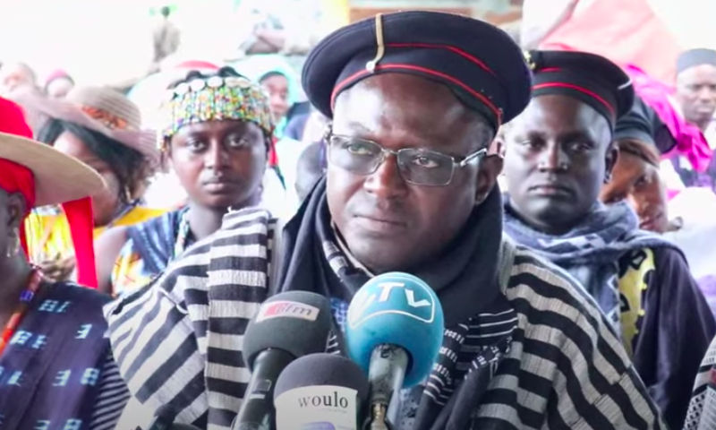 Gustave Sarr, habitant de la commune Mlomp-Kassa