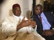 Me Abdoulaye Wade et Toussaint Manga