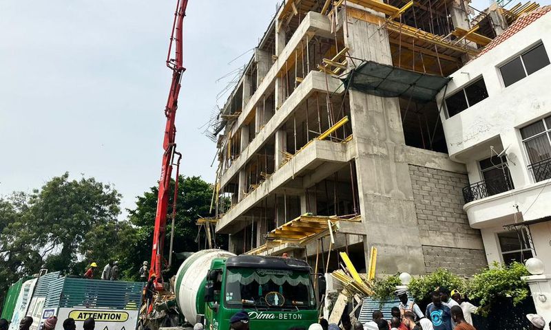 Immeuble effondré