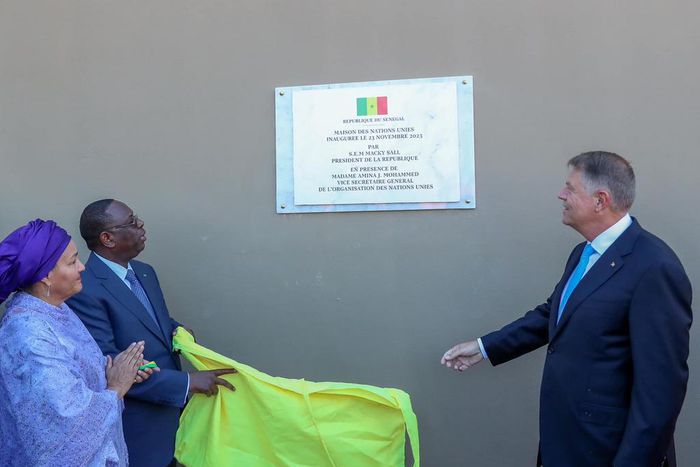 Macky Sall à l'inauguration de la Maison des Nations Unies