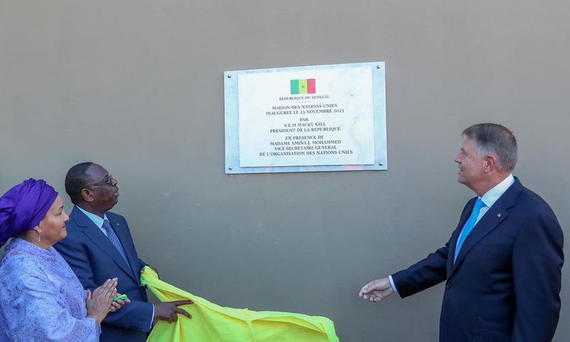 Macky Sall à l'inauguration de la Maison des Nations Unies