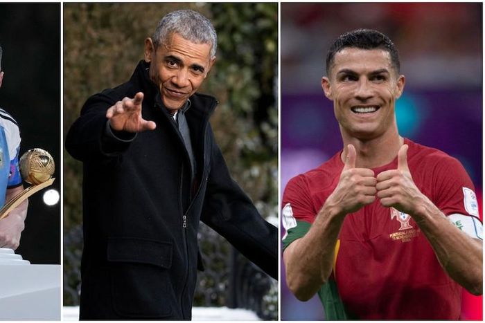 Barack Obama s'est exprimé sur le débat Messi vs Ronaldo. Photos de Cui Nan, Shawn Thew et Visionhaus. Source : Getty Images.