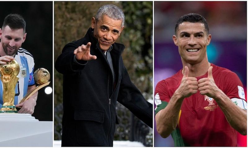 Barack Obama s'est exprimé sur le débat Messi vs Ronaldo. Photos de Cui Nan, Shawn Thew et Visionhaus. Source : Getty Images.