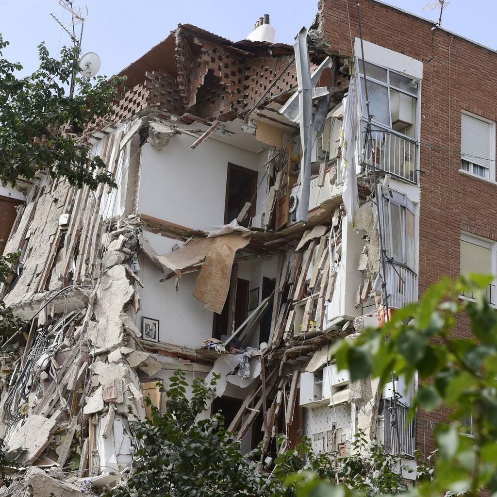 Effondrement batiment espagne