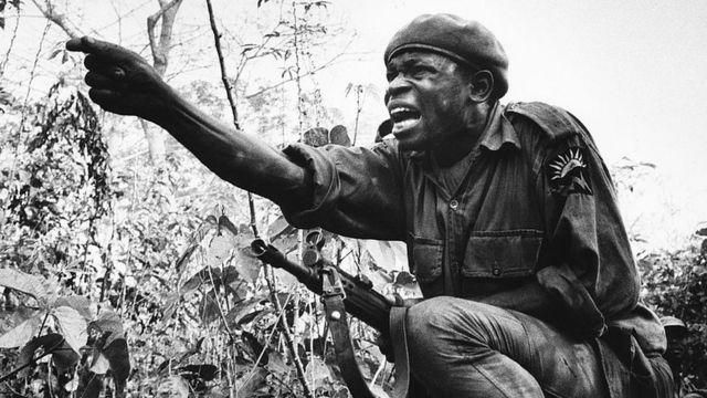 la guerre du Biafra illustration