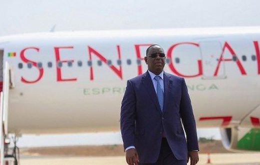 Macky Sall avion presidentiel