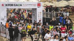 Égypte : "Run for Gaza", 10 000 coureurs unis pour la cause palestinienne
