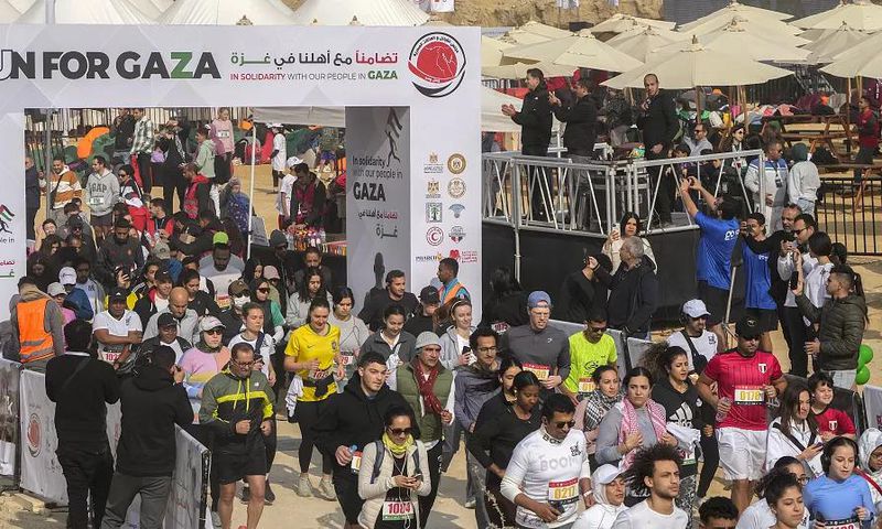 Égypte : "Run for Gaza", 10 000 coureurs unis pour la cause palestinienne