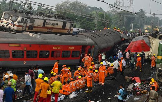 Inde un accident ferroviaire fait 288 morts !