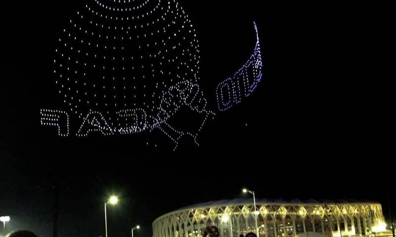 Can 2023 : spectacle de drones test pour la cérémonie d'ouverture