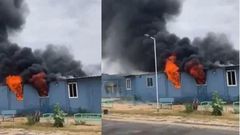 Incendie à l'UGB
