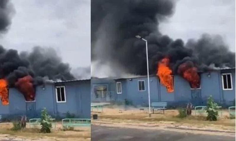 Incendie à l'UGB
