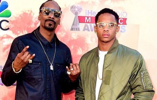 Snoop Dogg et son fils Cordell Broadus