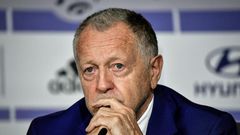 Unforgiving: Olympique Lyonnais president Jean-Michel Aulas says the decision to halt end the Ligue 1 has left a wound