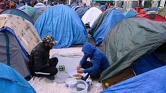 Des migrants expulsés en Ile-de-France