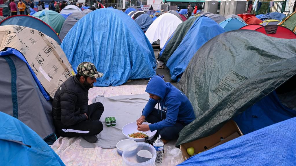 Des migrants expulsés en Ile-de-France