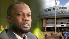 Ousmane Sonko à la Cave du tribunal