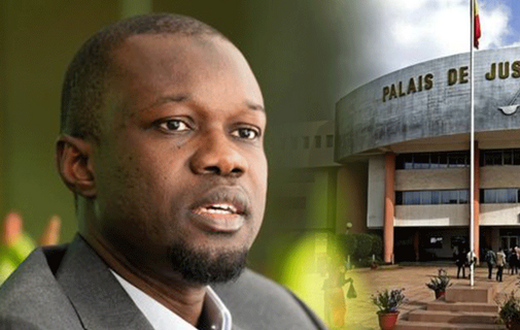 Ousmane Sonko à la Cave du tribunal