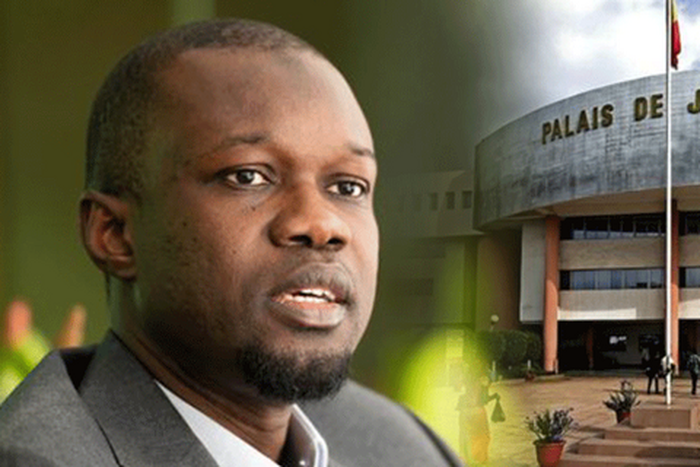 Ousmane Sonko à la Cave du tribunal