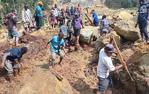 Papouasie-Nouvelle-Guinée plus de 2 000 personnes ensevelies dans le glissement de terrain