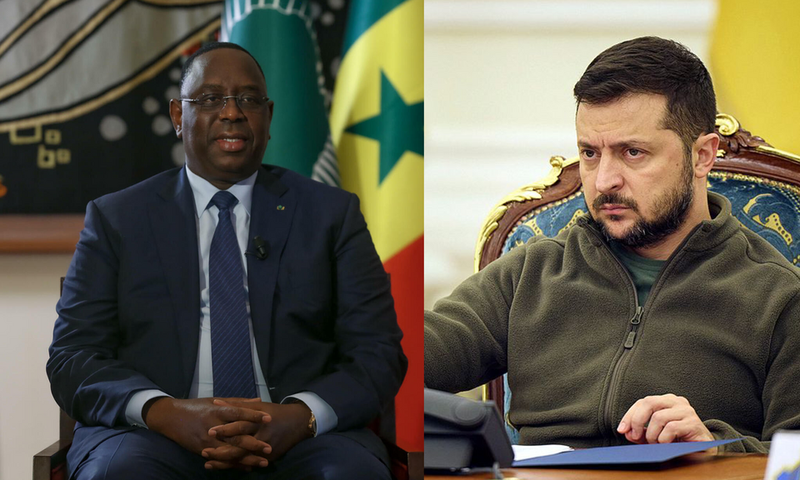 Zelensky montre la voie à Macky Sall