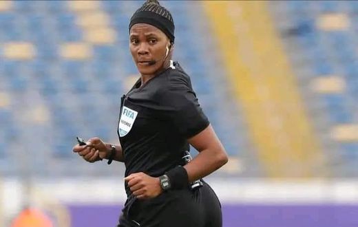 Akhona Makalima, une des arbitres pour la CAN 2023
