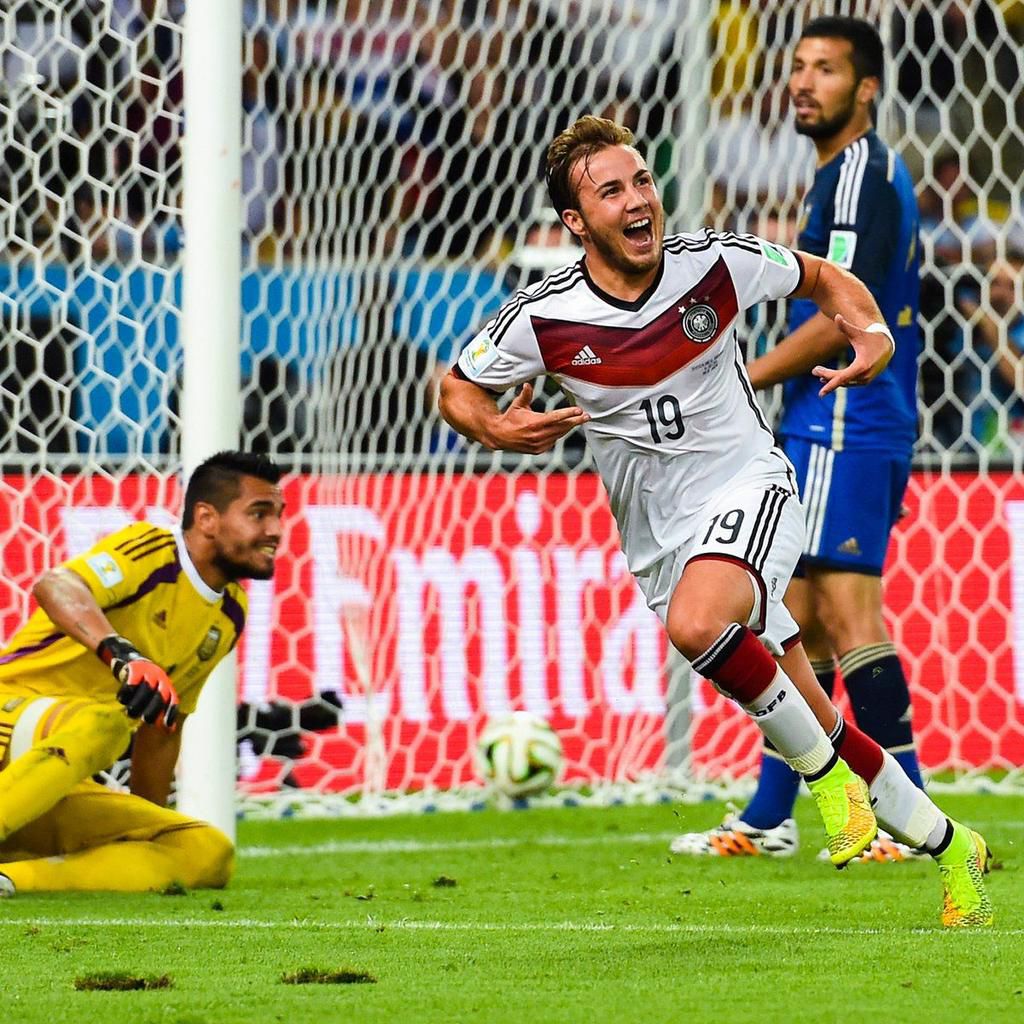 Mario Gotze a marqué le but de la victoire de l'Allemagne à la Coupe du monde 2014 / AFP