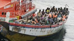 Pirogue de migrants