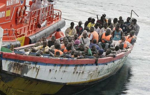 Pirogue de migrants