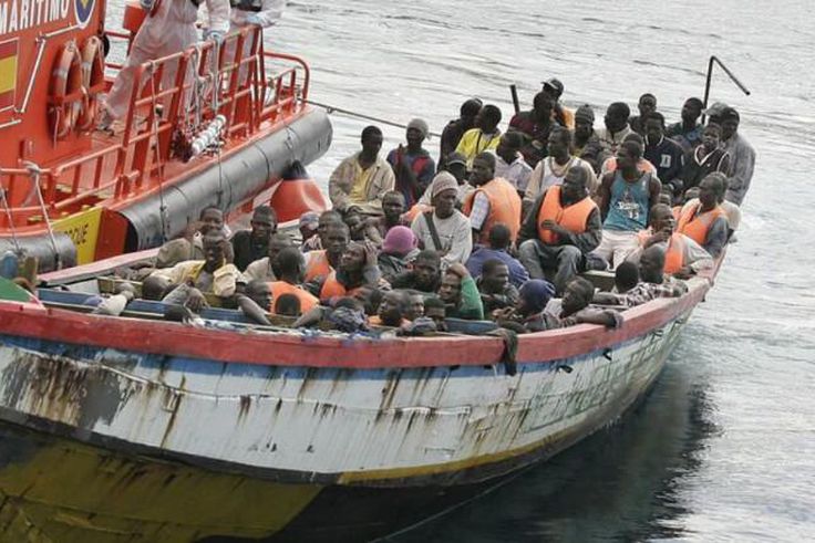 Pirogue de migrants