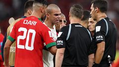 Pepe n'a pas du tout été tendre avec l'arbitre argentin, Facundo Tello