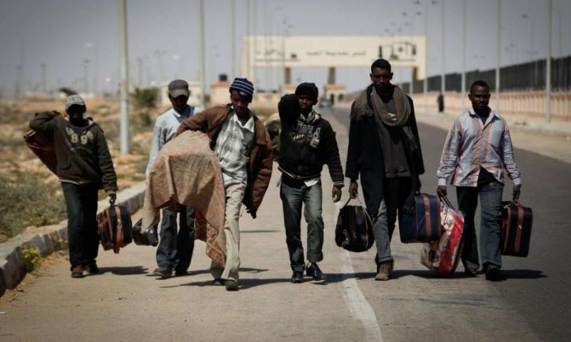 Migrants qui tentent de rejoindre les USA via le Nicaragua