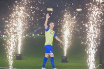 Ronaldo lors de sa présentation à Al-Nassr