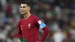 Cristiano Ronaldo, centre-forward of Portugal during the FIFA World Cup Qatar 2022 Group H match between Portugal and Ghana at Stadium 974 on November 24, 2022.
