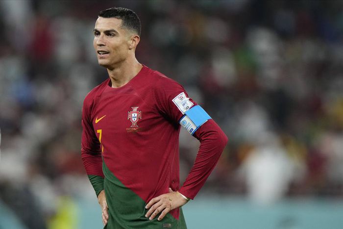 Cristiano Ronaldo, centre-forward of Portugal during the FIFA World Cup Qatar 2022 Group H match between Portugal and Ghana at Stadium 974 on November 24, 2022.