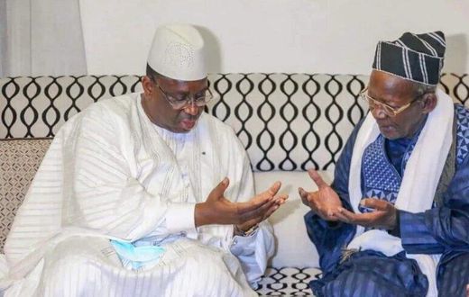 LE KHALIFE GÉNÉRAL MÉDINA BAYE REÇU PAR LE PRÉSIDENT MACKY SAL