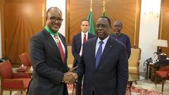President Macky Sall et Nathan Belete
