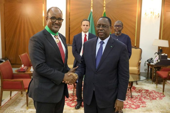 President Macky Sall et Nathan Belete