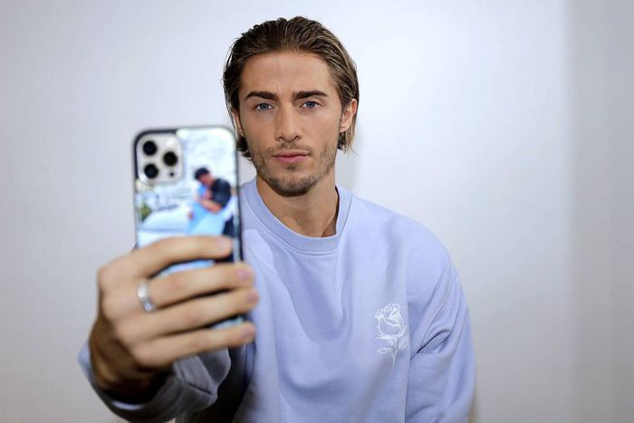 L'influenceur Dylan Thiry à Paris, en 2021. Getty Images