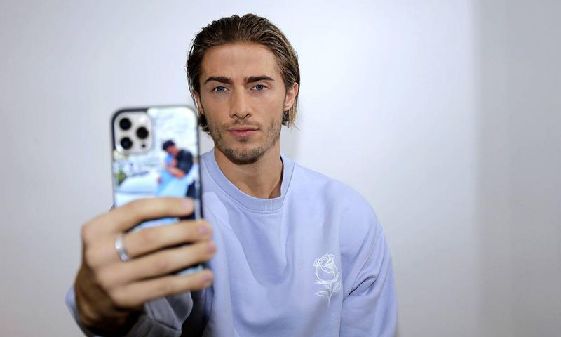 L'influenceur Dylan Thiry à Paris, en 2021. Getty Images