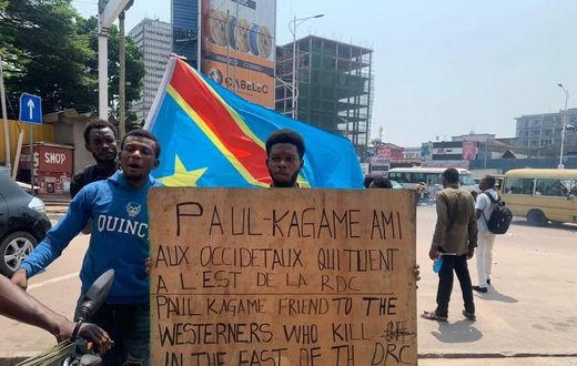 RDC manifestations anti-occidentales à Kinshasa