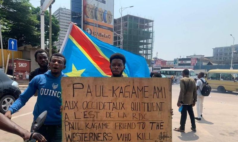 RDC manifestations anti-occidentales à Kinshasa