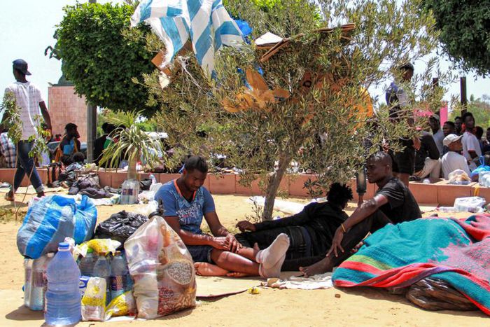 migrants subsahariens Sfax Tunisie