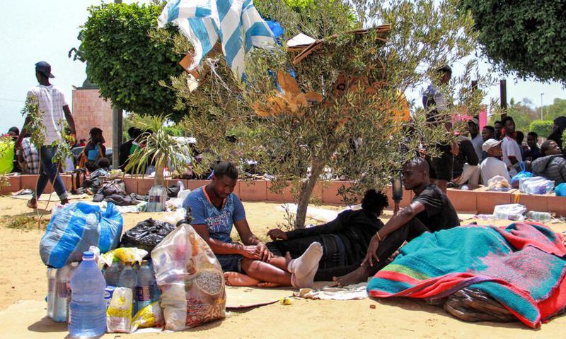 migrants subsahariens Sfax Tunisie